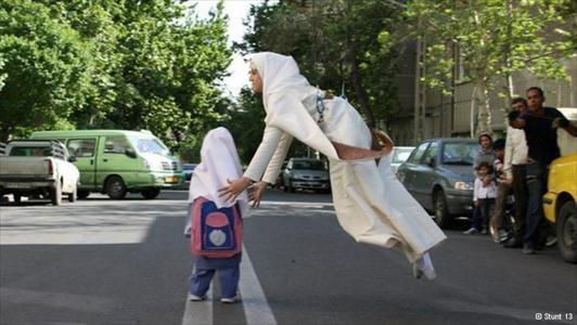 مهسا احمدی، دختر بدلکار ایرانی +عکس