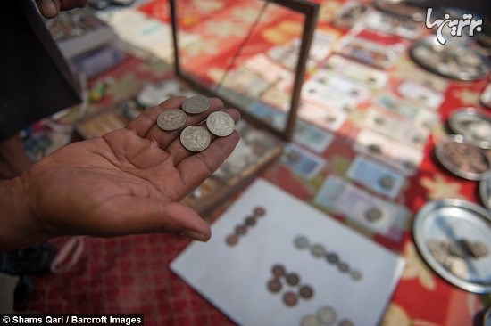 فروش سکه های آنتیک با قیمت کم در خیابان های دهلی