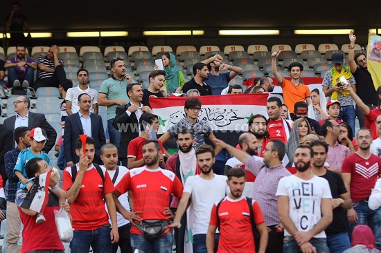 بانوان سوری در ورزشگاه آزادی