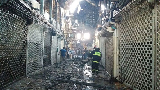 آتش سوزی بازار زرگرها در کرمانشاه مهار شد