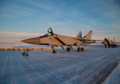 آماده‌باشِ جنگنده‌های روسیه در قطب شمال