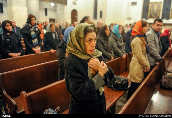 عکس: مراسم سال نو میلادی در تهران