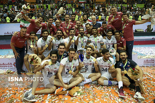 قهرمانی تیم ملی والیبال ایران در آسیا