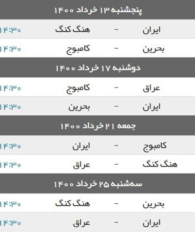 اعتراض تیم ملی فوتبال عراق به AFC