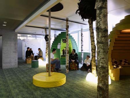 تصاویر جالب از محل کار کارمندان گوگل