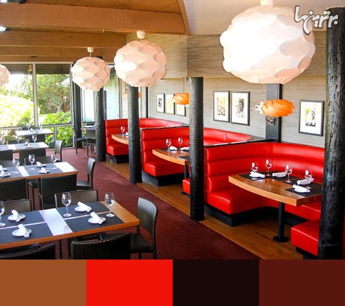 طراحی رستوران اشتهاآور با این رنگ ها!