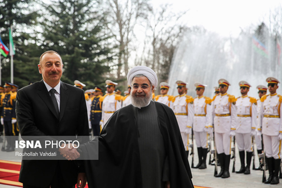 استقبال رسمی روحانی از «الهام علی اف»