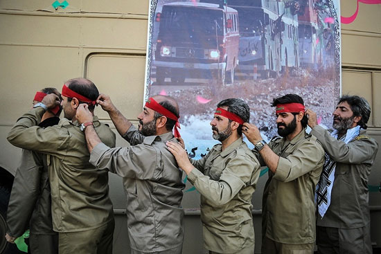حرکت کاروان نمادین دفاع مقدس در تهران