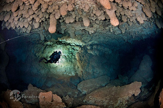 تجربه «بدترین کابوس» در غارهای آبی