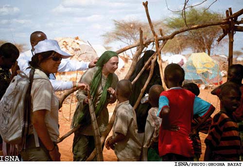 کتایون ریاحی در سومالی به روایت تصویر