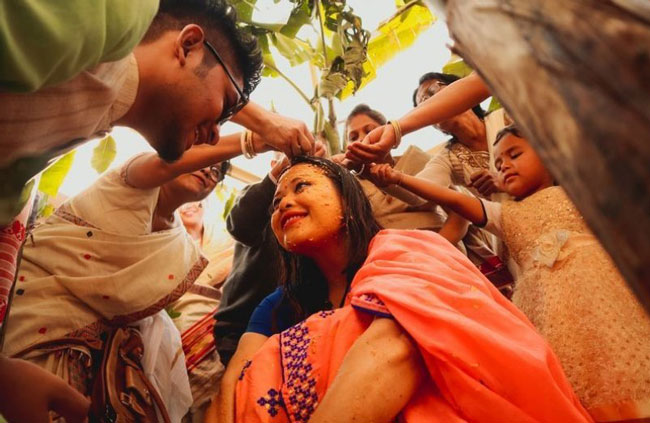 عروسی زوج هندی در عکس نشنال جئوگرافیک
