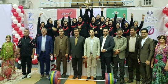 دختران کُرد بر بام وزنه برداری ایران