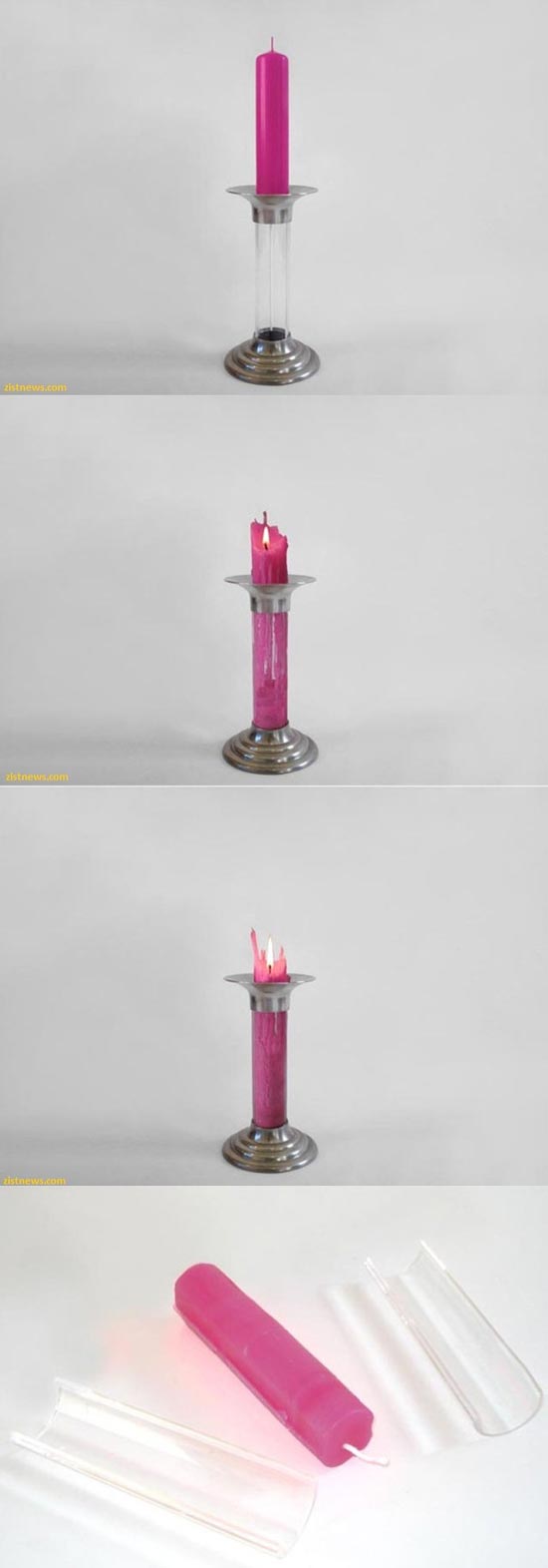 عکس: شمعی که تمام نمی شود!