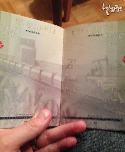 خلاقیت جالب در پاسپورت جدید کانادا +عکس