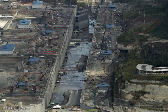 تصاویری جالب از توسعه کانال پاناما