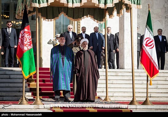 عکس: استقبال رسمی روحانی از حامد کرزی