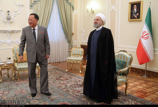 دیدار وزیر خارجه کره شمالی با روحانی
