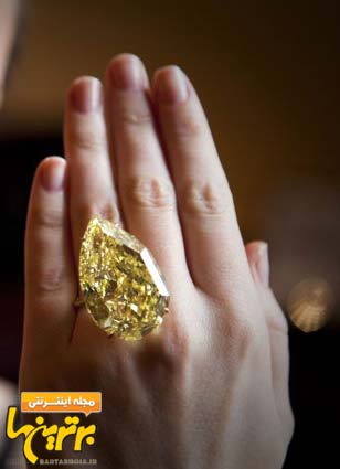 الماس زیبای دوازده میلیون دلاری! / عکس