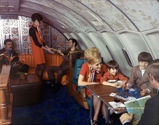 VIP هواپیماها در دهه 50 میلادی +عکس