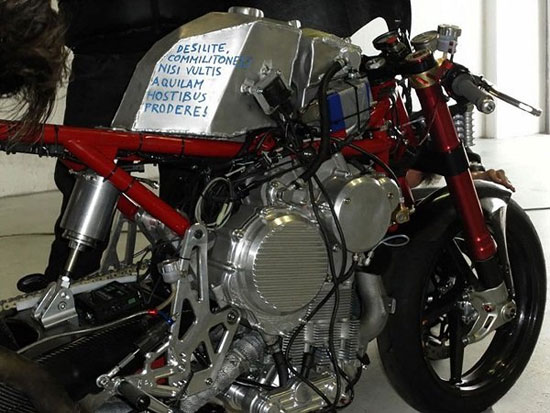 ایتالیایی‌ها عجیب‌ترین موتورسیکلت دنیا را ساختند