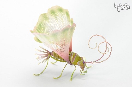 حشرات تخیلی فوق العاده که با رزین ساخته شده اند