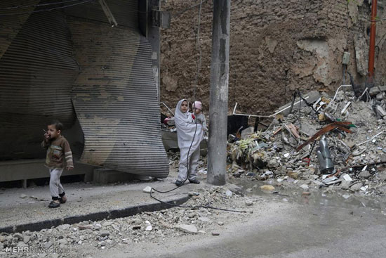 عکس: مرگ و زندگی در دمشق‎