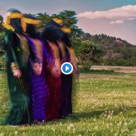 اولین نمایش رقص سنتی زنان در عربستان