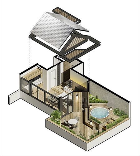 10 ایده جذاب برای طراحی تراس و پشت بام