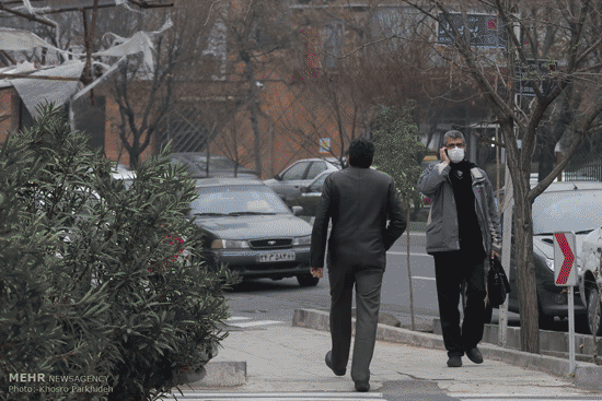 عکس: وضعیت قرمز آلودگی هوای تهران
