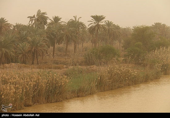 گرد و خاک در استان خوزستان