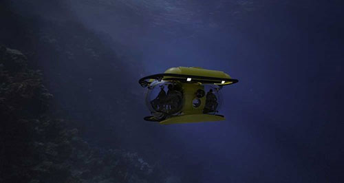 مدرن‌ترین زیردریایی توریستی جهان +عکس