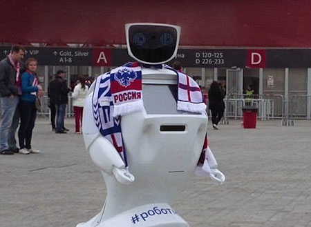 ربات «بادیگارد» برای محافظت از هواداران فوتبال
