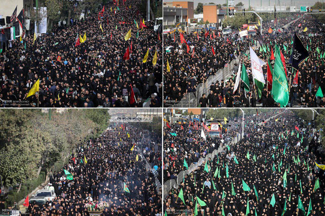 پیاده روی عظیم جاماندگان اربعین در تهران