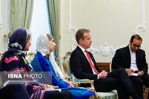 دیدار وزیر امور خارجه نروژ با روحانی