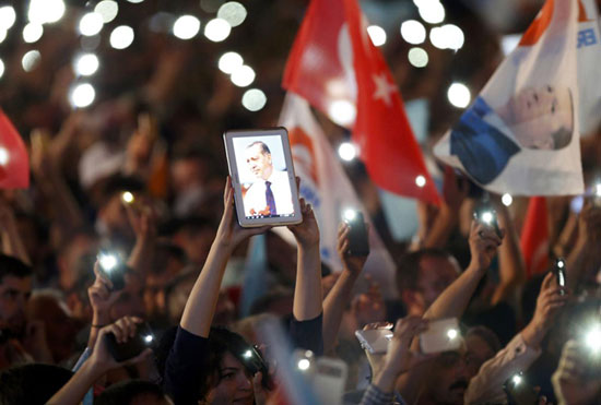 (تصاویر) جشن پیروزی اردوغان