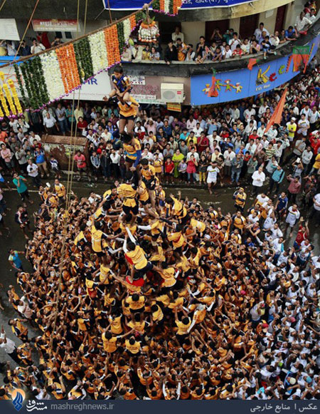 عکس: جشن جالب «جانمشتمی» در هند