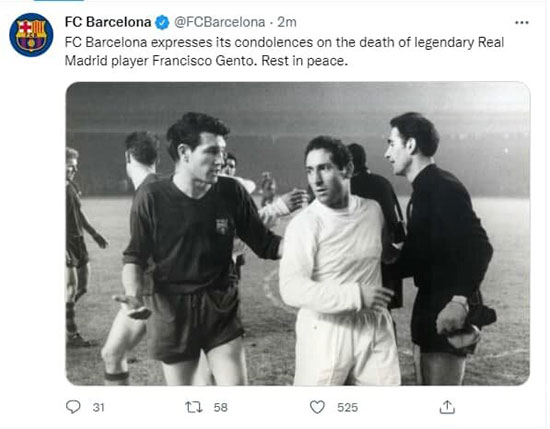 پرافتخارترین بازیکن تاریخ رئال مادرید درگذشت