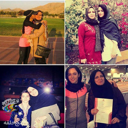 عکس: ورزشکاران ایرانی در کنار مادرانشان