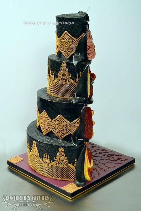 چندش آور ترین کیک عروسی! +عکس
