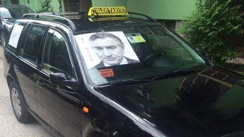 استقبال راننده‌های تاکسی بوسنی از دنیرو