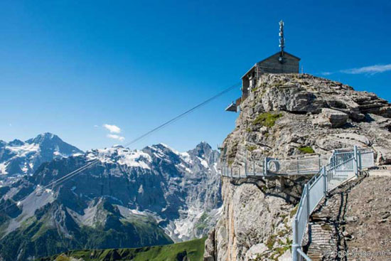 گذرگاه ترسناک و هیجان انگیز کوه‌های سوییس
