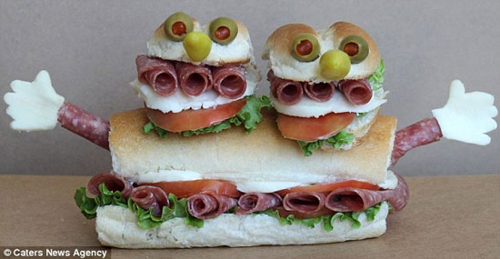دلتان می آید این ساندویچ ها را بخورید؟!