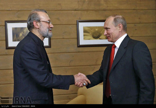 عکس: دیدار لاریجانی و پوتین در سوچی