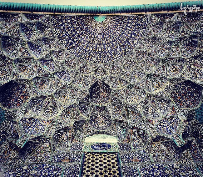 عکس: سقف مسحورکننده مساجد ایرانی