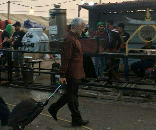 سعید جلیلی در پیاده روی اربعین