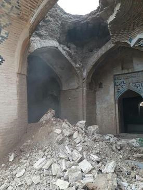 آسیب به بناهای تاریخی خوزستان بر اثر بارندگی