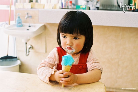 تصاویر دوست داشتنی دختر کوچولوی ژاپنی