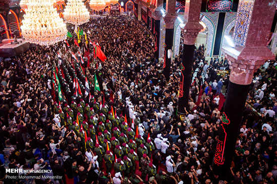 تصاویری از کربلا در شب اربعین حسینی