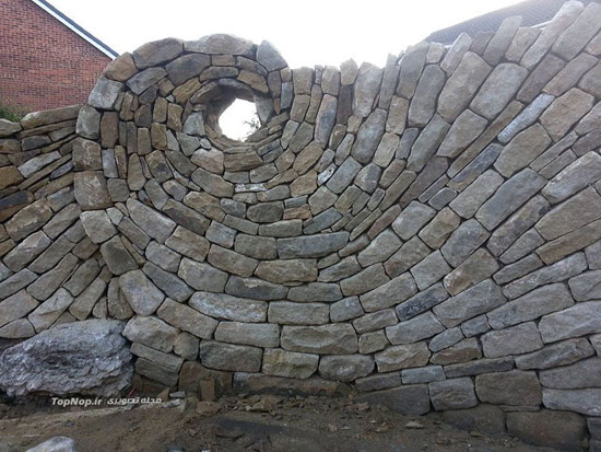 ساخت آثار شگفت انگیز و زیبا با سنگ