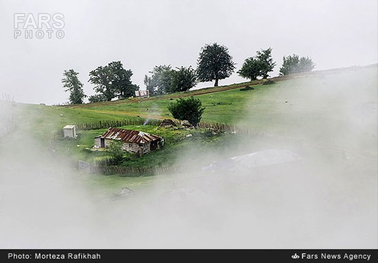 طبیعت جاده اسالم به خلخال